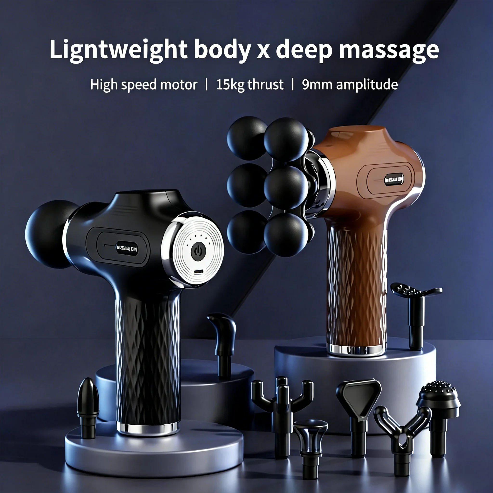 10 head massage gun muscle rel - Scalp Massager Electric recension och pris