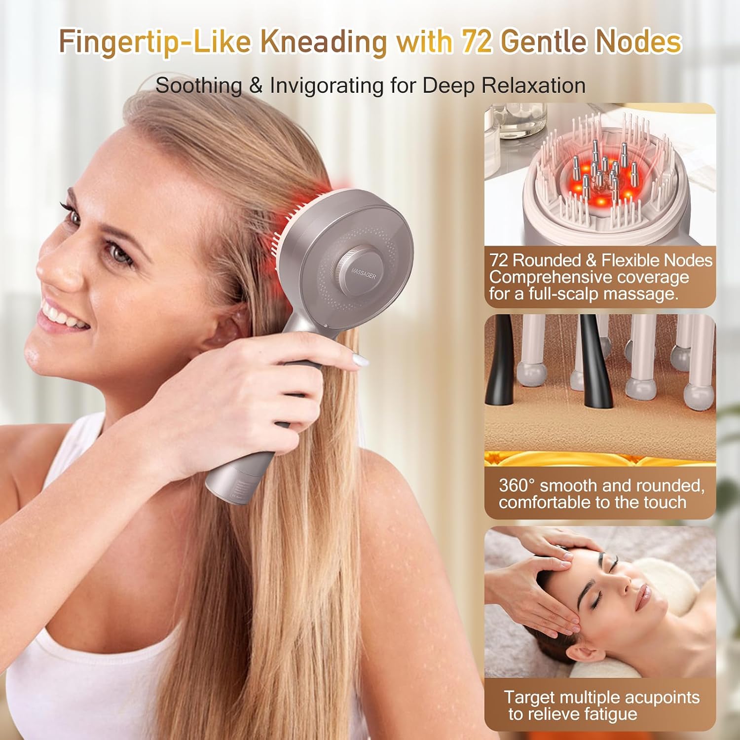 Red Light Scalp Massager Comb  - Scalp Massager Electric recension och pris